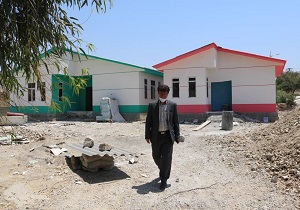 کرونا مانع بازسازی مدارس باغملک نشد