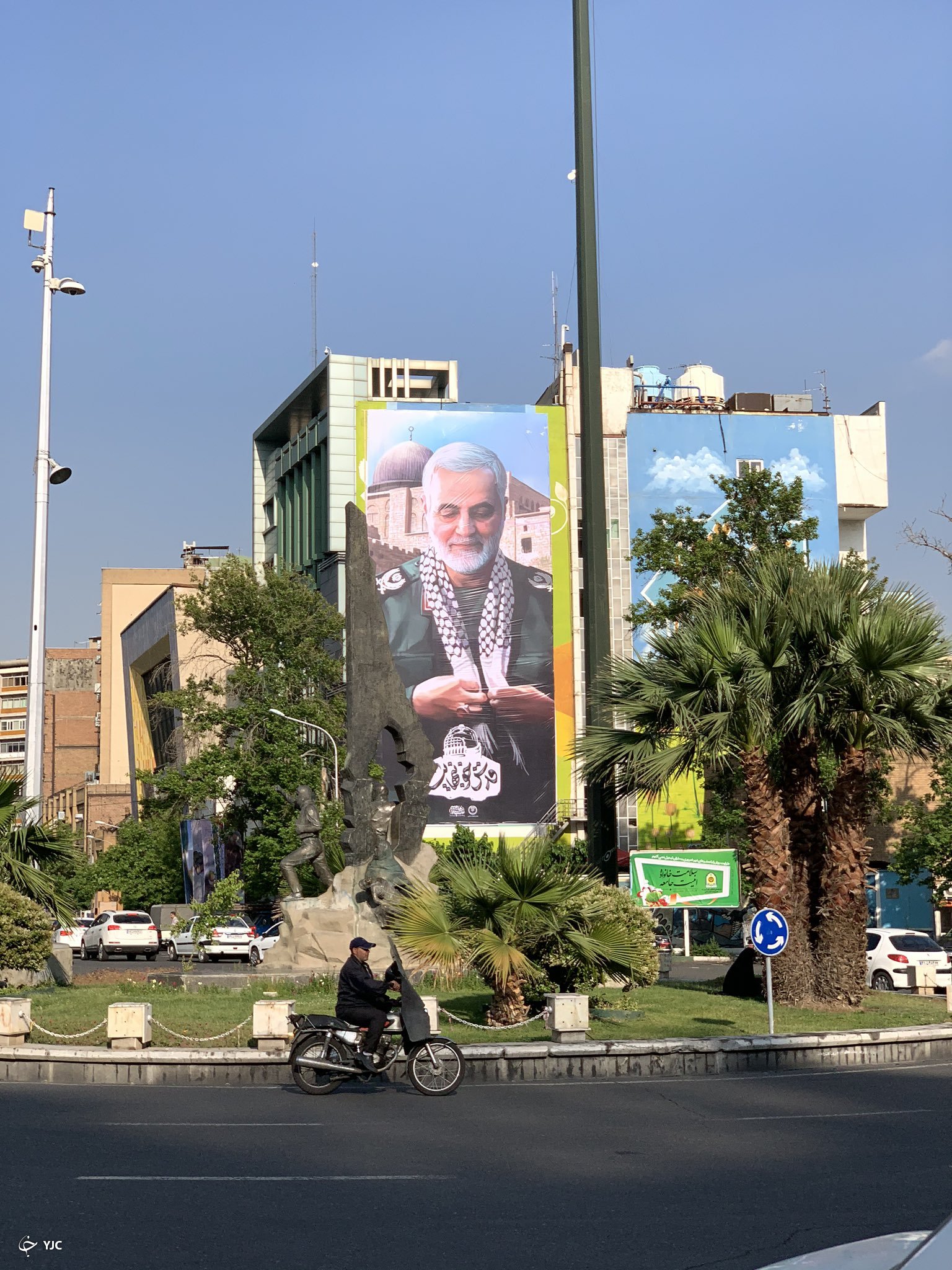 حاج قاسم در فلسطین + تصویر