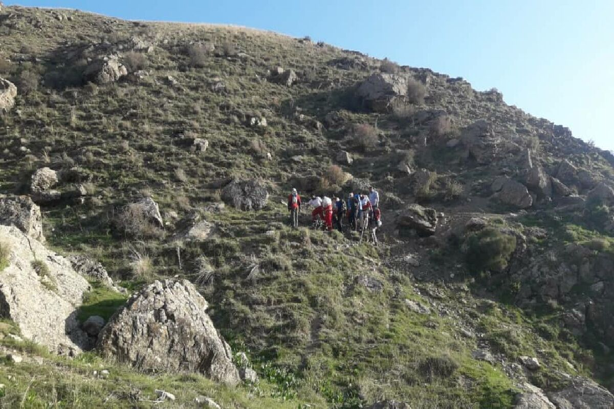 نجات جان گمشدگان در ارتفاعات چک چک اردکان