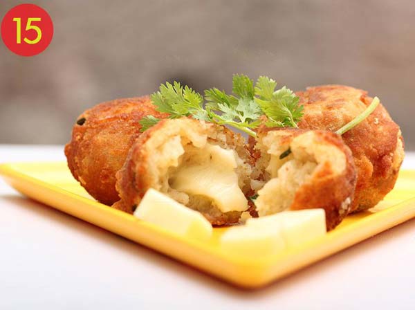 توپک پنیری سوخاری به ۲ روش + آموزش تصویری