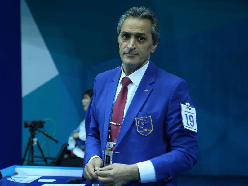 قضاوت داور ایرانی در رقابت‌های آنلاین تکواندو