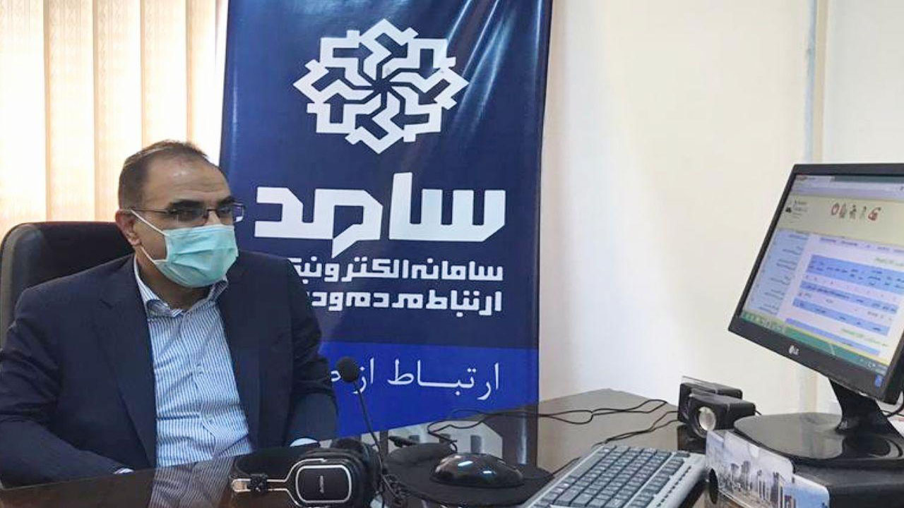 حضور رئیس دانشگاه علوم پزشکی مازندران در مرکز سامد