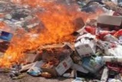 کشف و معدوم سازی ۵ هزار کیلوگرم موادغذایی فاسد در مرند