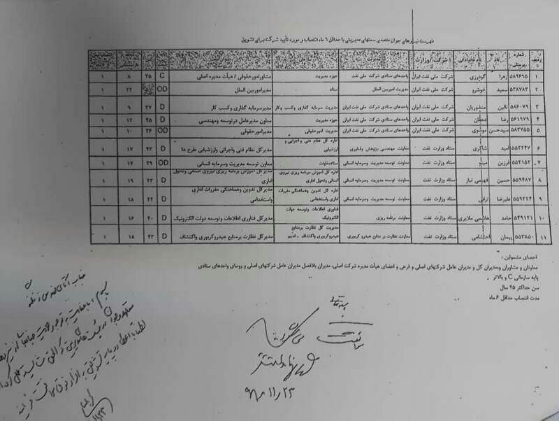 دوپایه تشویقی برای ۱۱ مدیر نفتی / سازمان بازرسی ورود کرد