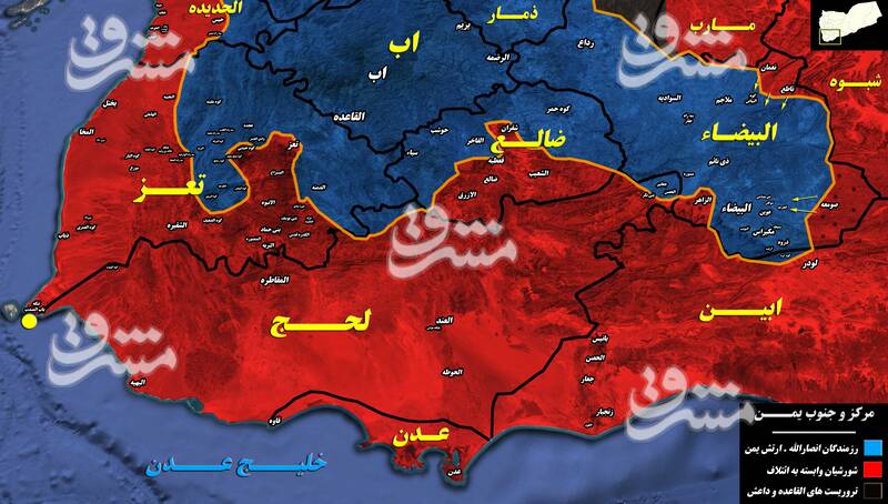 ناامیدی در جبهه ائتلاف سعودی با قدرت&zwnj;نمایی رزمندگان یمنی/ جزئیات درگیری&zwnj;های سنگین در جنوب شرق استان البیضاء + نقشه میدانی و عکس
