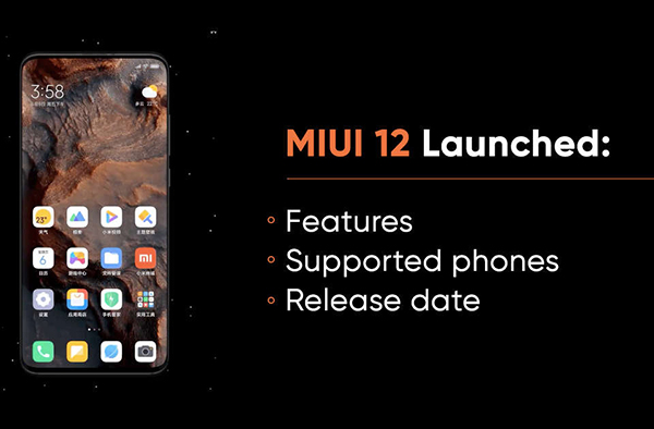 رابط کاربری MIUI 12 معرفی شد