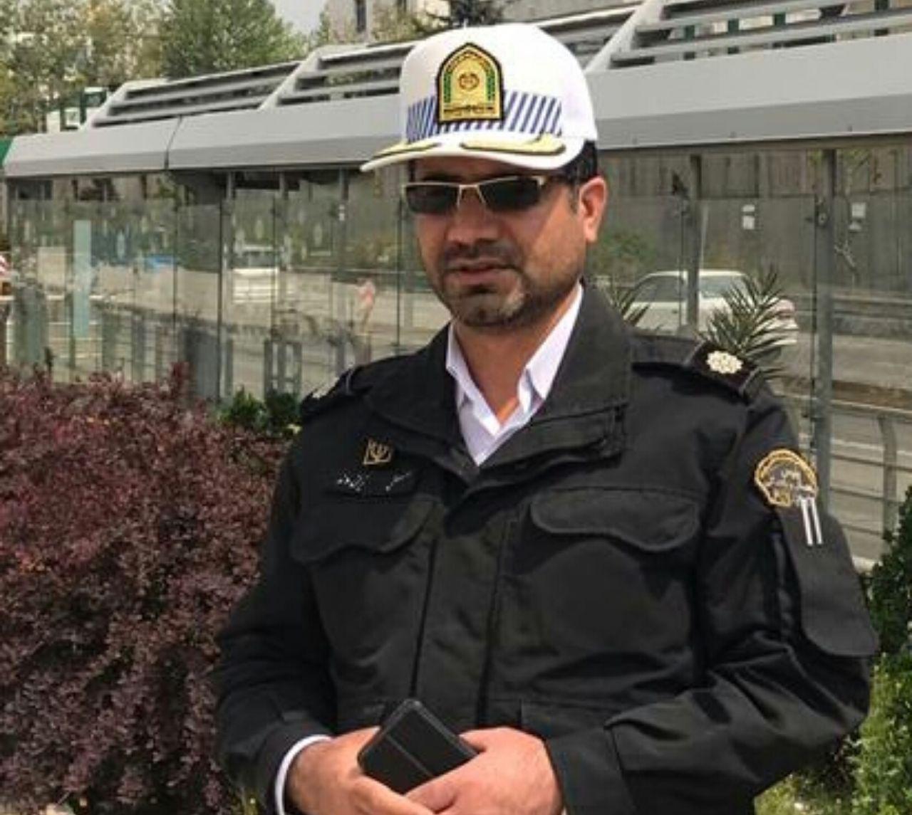 اقدامات پلیس راهور برای جلوگیری از تصادفات در بزرگراه شهید یاسینی