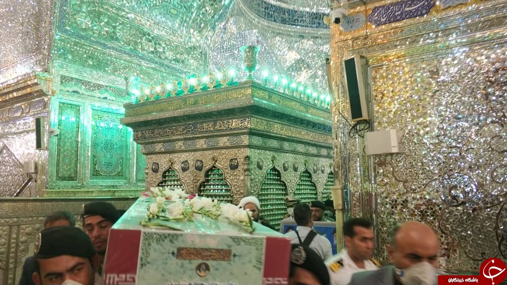 تشییع شهدای حادثه کنارک در حرم مطهر شاهچراغ (ع)+ تصاویر