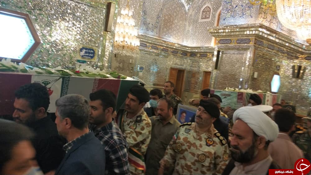 تشییع شهدای حادثه کنارک در حرم مطهر شاهچراغ (ع)+ تصاویر