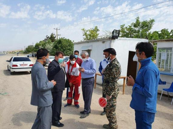 کنترل ورودی&zwnj;های نهاوند به دلیل شیوع کرونا