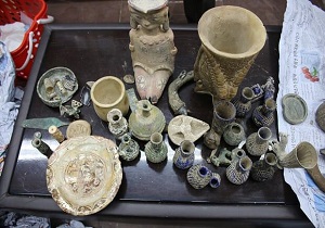 کشف ۸۷ قلم اشیا بدل در شهرستان سروآباد