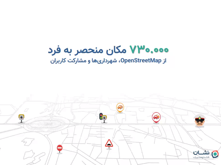 حدود ۳۶ درصد کل تاکسی&zwnj;های اینترنتی از مسیریاب نشان استفاده می&zwnj;کنند ؛ نسخه رایگان سیستم عامل iOS مسیریاب نشان به زودی عرضه می&zwnj;شود