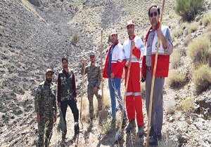 مهار آتش سوزی در مراتع روستای بهدان بهاباد
