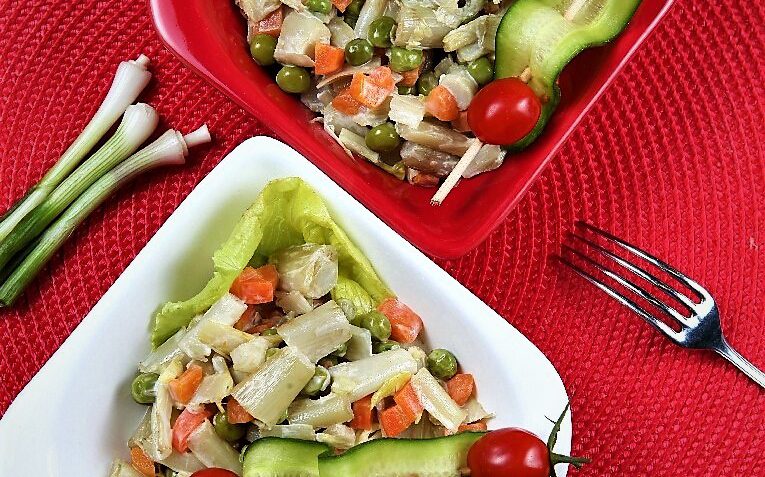 طرز تهیه سالاد کنگر با طعمی عالی و بی نظیر