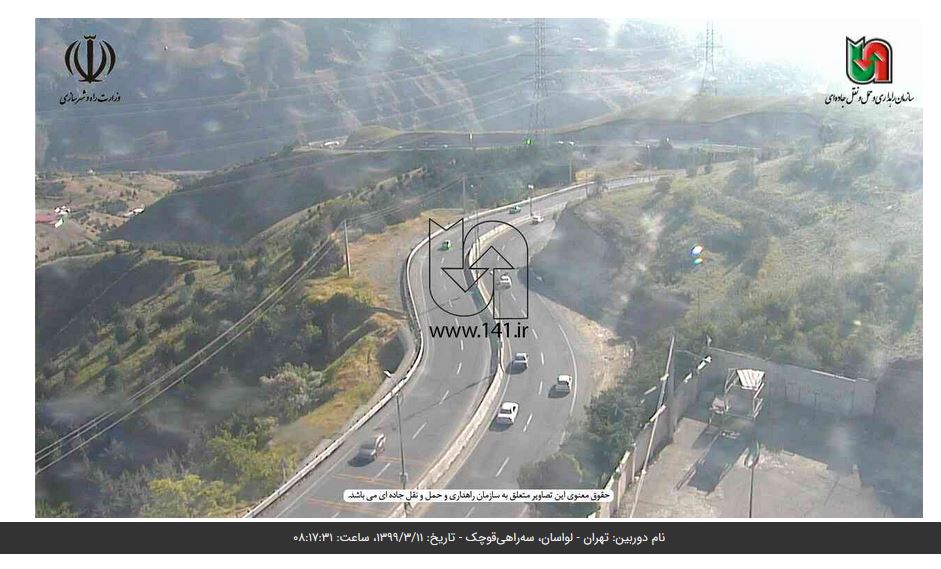 وضعیت محور&zwnj;های مواصلاتی در ۱۱ خرداد/افزایش ۶.۷ درصدی تردد در جاده&zwnj;ها