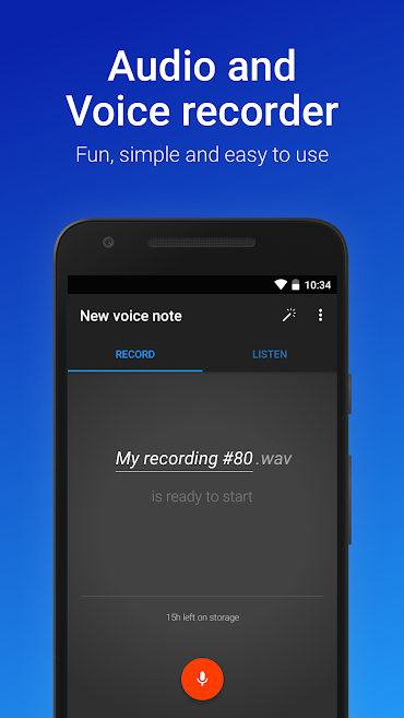 دانلود Easy Voice Recorder Pro 2.7.1 &ndash; برنامه ضبط صدا قدرتمند