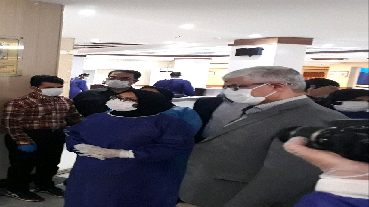بازدید معاون پرستاری وزارت بهداشت از بیمارستان آیت الله طالقانی آبادان