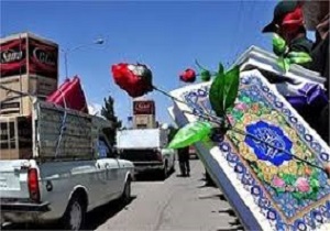اهدا جهیزیه به نوعروسان نیازمند در پلدختر
