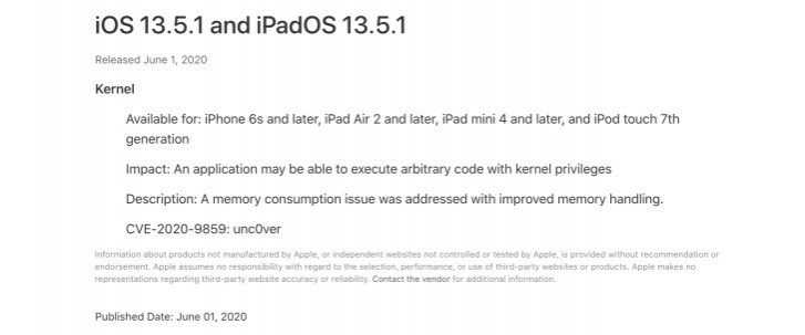 عرضه نسخه جدید iOS، iPadOS و watchOS برای رفع مشکل امنیتی محصولات اپل