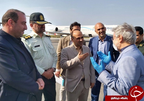 اولین هواپیمای فوکر با معاون رییس جمهور به رامسر آمد
