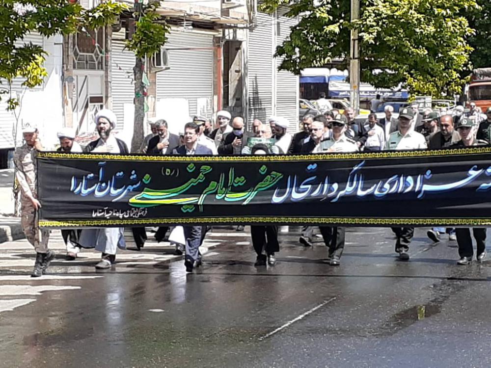 عزاداری گیلانی&zwnj;ها در سالگرد رحلت امام دل&zwnj;ها + تصاویر