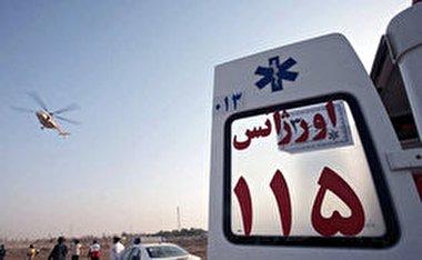 روز پرکار اورژانس ۱۱۵ فارس؛ از پرواز بالگرد تا امدادرسانی به غرق شدگان