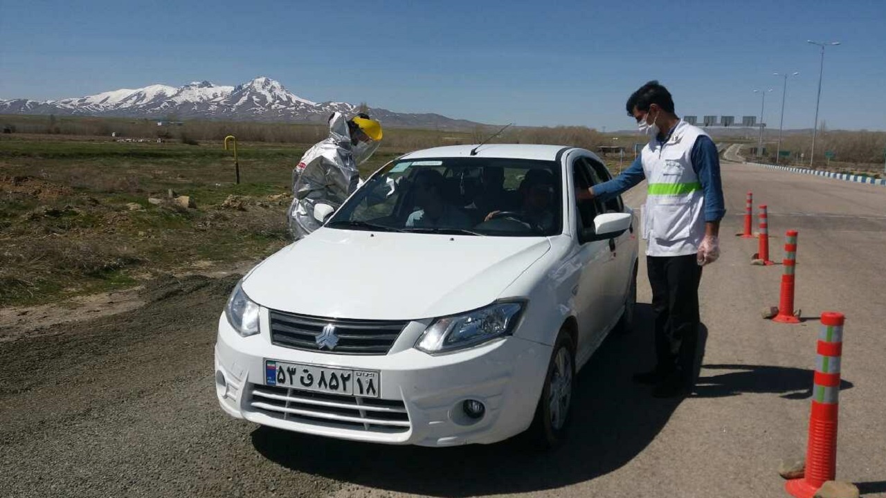 فعال شدن ایستگاه غربالگری کرونا در ورودی لردگان
