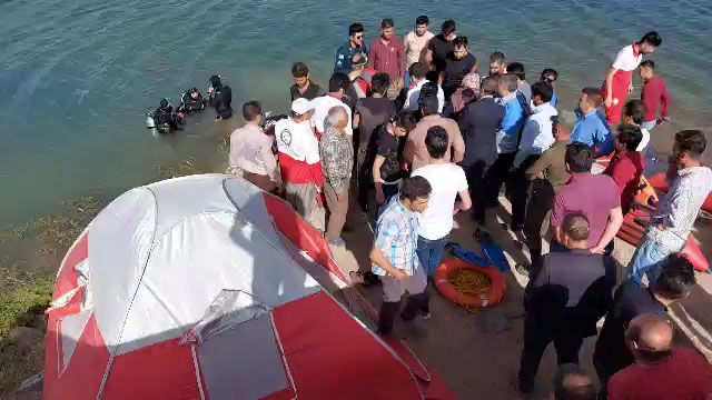 پیدا شدن پیکر جوان غرق شده در سد الخلج + فیلم