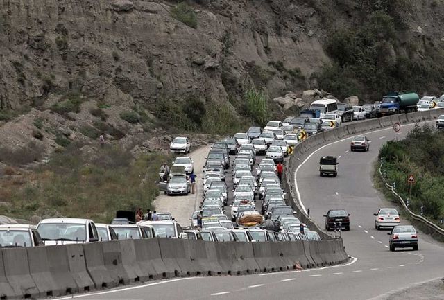 لغو محدودیت تردد در جنوب به شمال محور هراز / جاده هراز ۲ طرفه شد