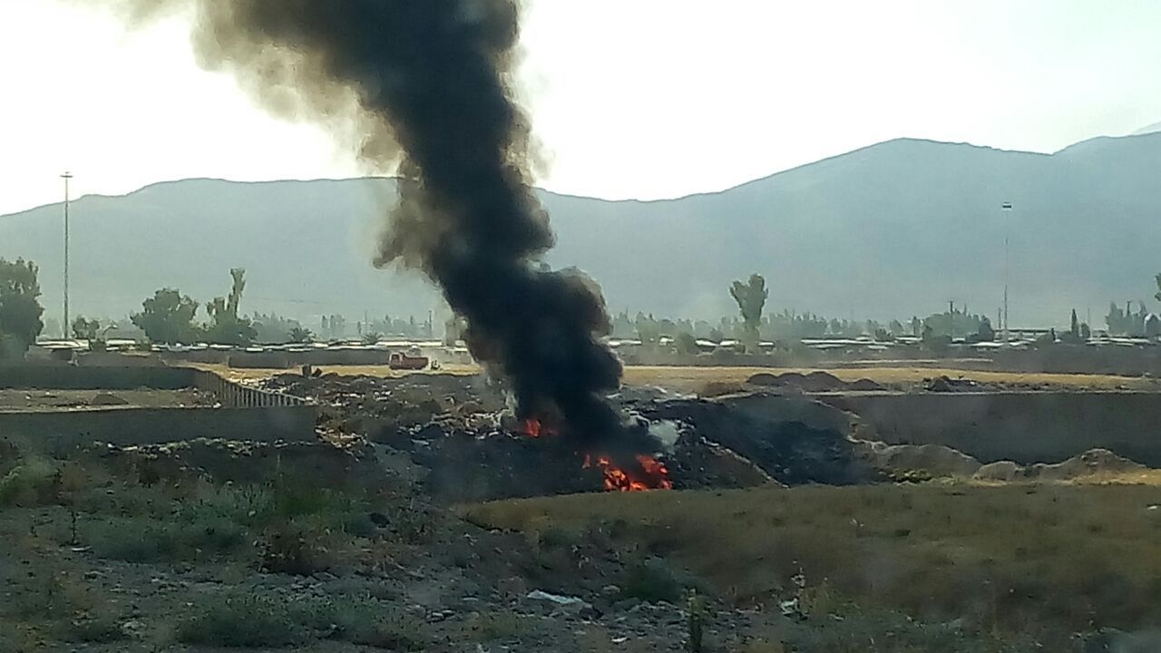 جلوگیری از آتش زدن زباله و ضایعات در اندیمشک