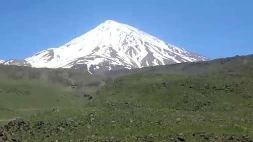 طبیعت زیبا و دیدنی قله دماوند + فیلم