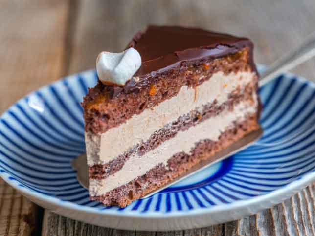 طرز تهیه براونی بدون پخت