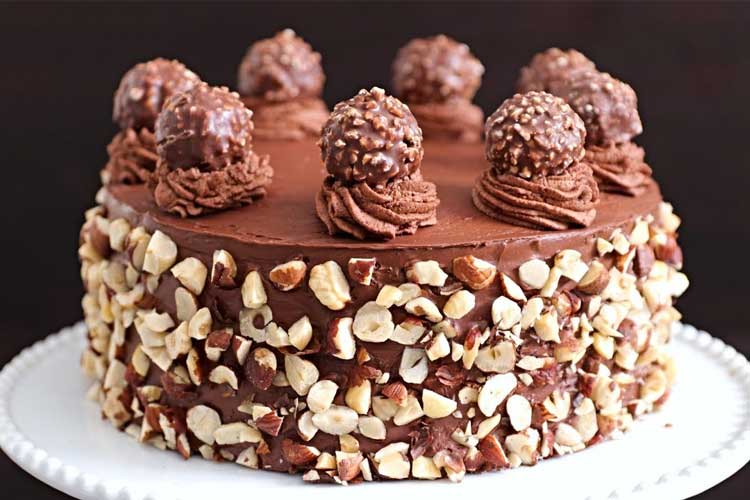 طرز تهیه کیک فررو روشه