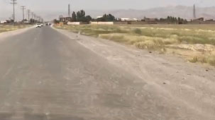 وضع نامناسب آسفالت بلوار شاهنامه + فیلم