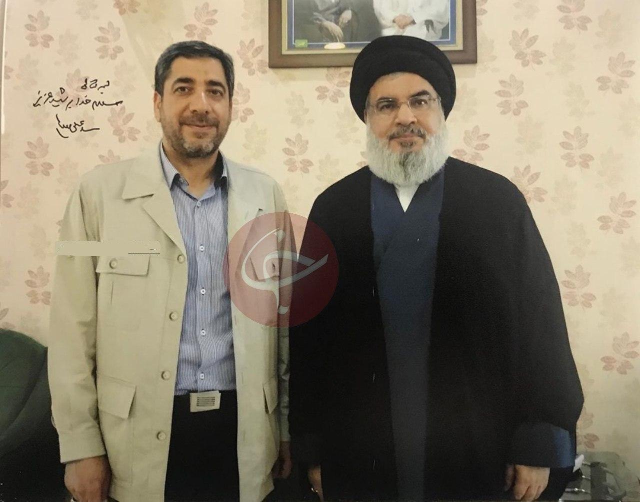 تصویر دیده نشده از سردار پورجعفری در کنار سیدحسن نصرالله