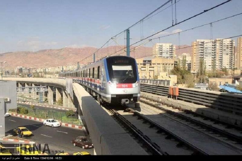 زمان انتظار قطارشهری تبریز ۴ دقیقه کاهش یافت