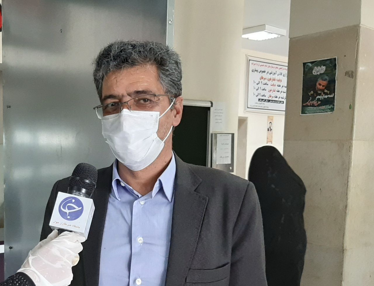 ربات ضدعفونی کننده uv در بیمارستان امام خمینی جیرفت رونمایی شد