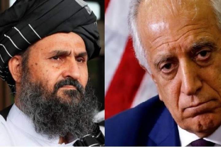 گفتگوی «خلیلزاد» و «ملا برادر» درباره روند صلح افغانستان