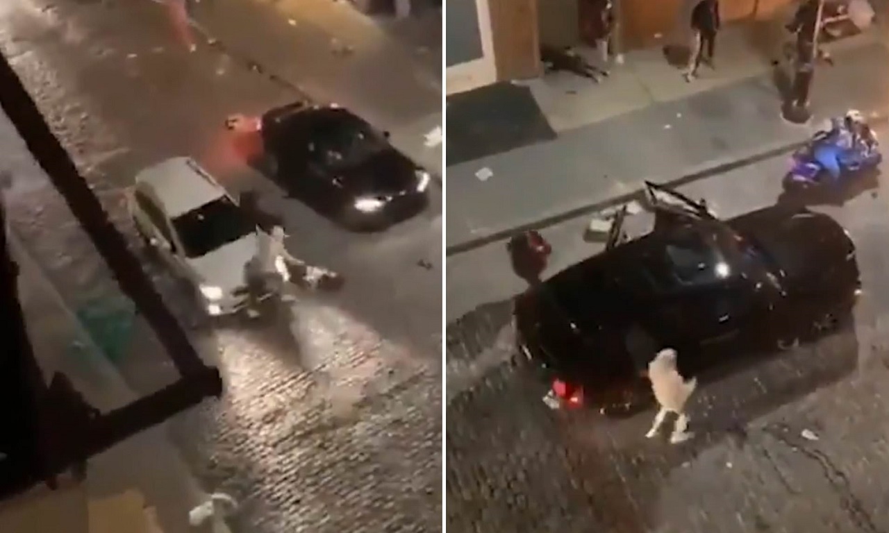 صحنه عجیب سرقت سارقان لاکچری سوار از سارقان محلی!