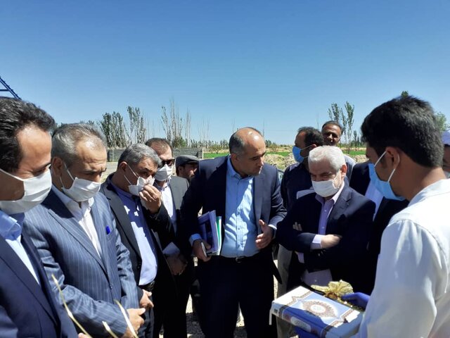 بهره برداری از تصفیه خانه فاضلاب ناحیه صنعتی ملکان