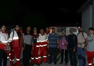 نجات کوهنوردان گمشده در ارتفاعات کردکوی