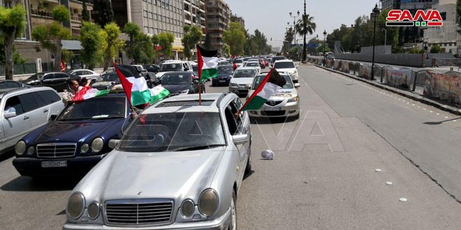 برگزاری راهپیمایی خودرویی روز جهانی قدس در دمشق