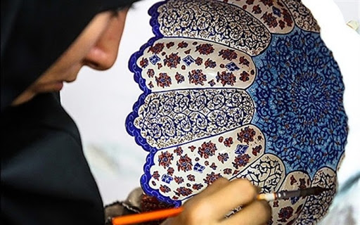صنعتی از جنس دستان هنرپرور/کرونا، بر روی کاشی های صنایع دستی خاک میخورد