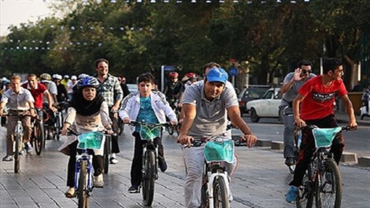 برگزاری همایش بزرگ دوچرخه سواری در قزوین