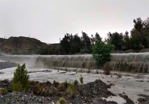بارش شدید باران و تگرک در بشاگرد