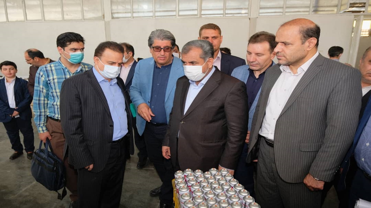 بازدید استاندار قزوین از چند واحد تولیدی و صنعتی