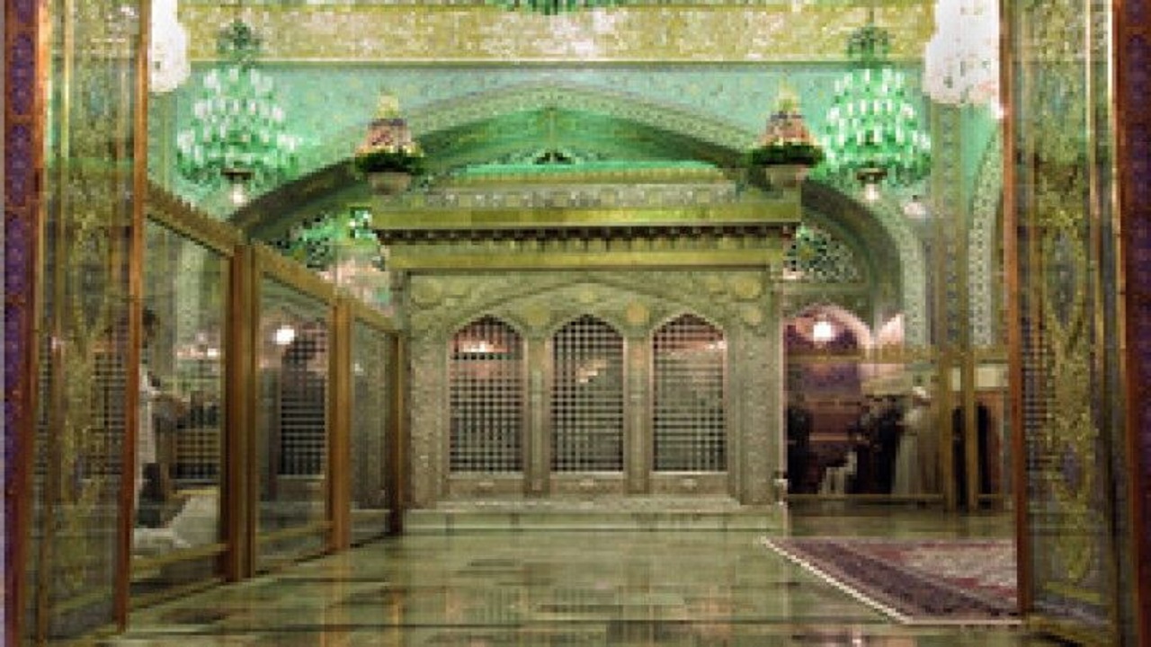 رؤیت ضریح مطهر امام رضا (ع) + فیلم