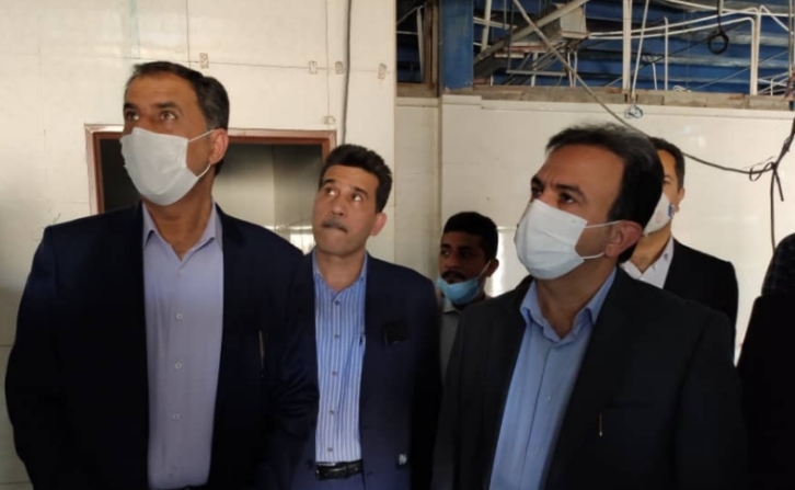 بازدید سرپرست دانشگاه علوم پزشکی اهوازاز بیمارستان سینا