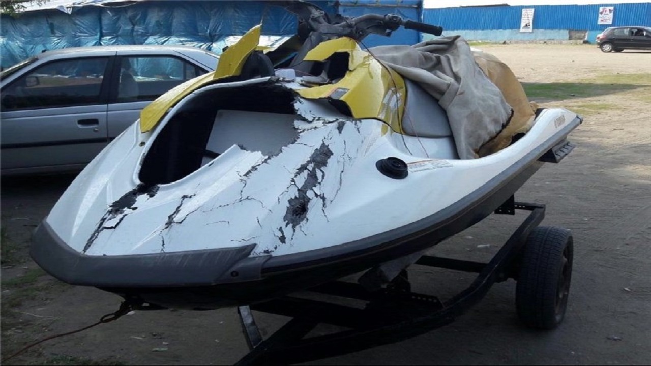 برخورد جت اسکی با قایق در نوشهر حادثه آفرید