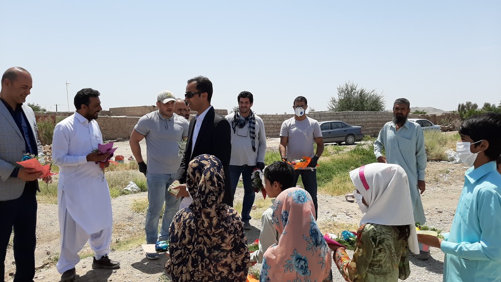 افتتاح مدرسه در روستای محروم زاهدان توسط قهرمانان کشتی